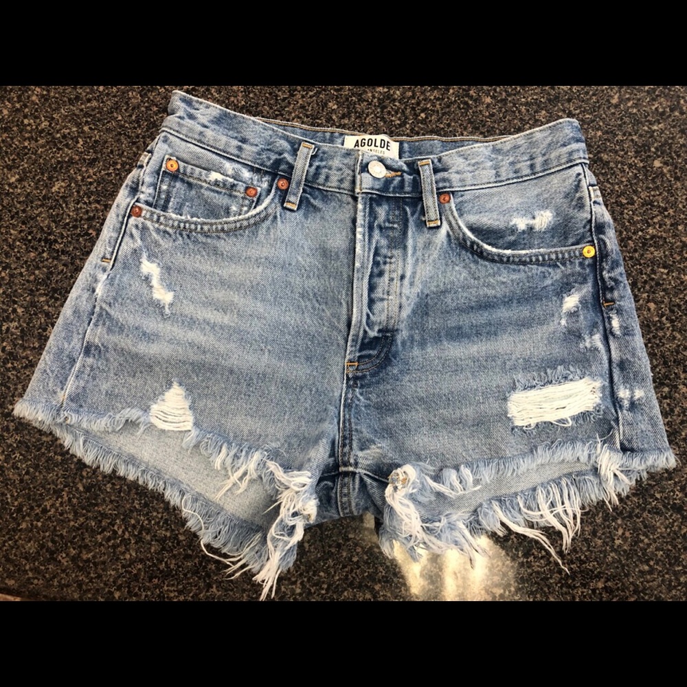 AGOLDE denim shorts